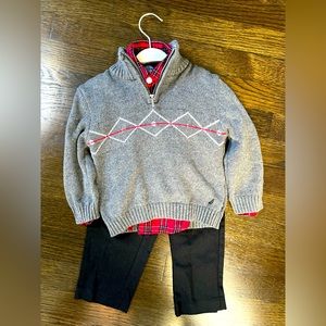 Toddler boys holiday dress up set.